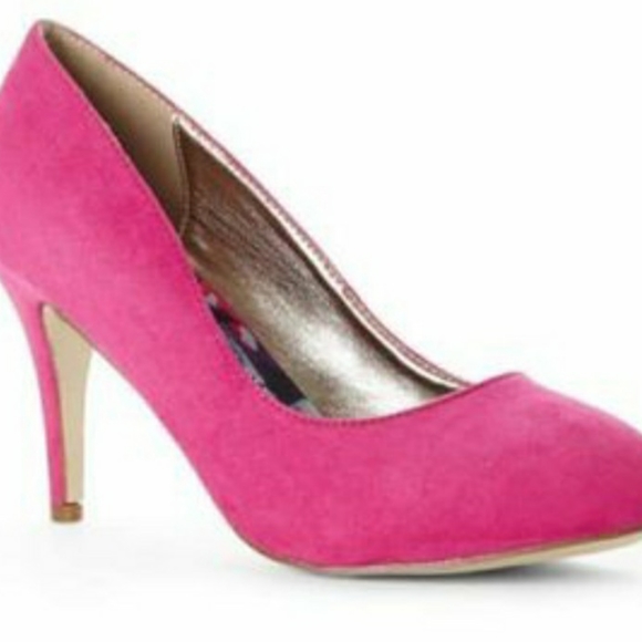 NEW Pink Suede Pumps - Picture 2 of 6